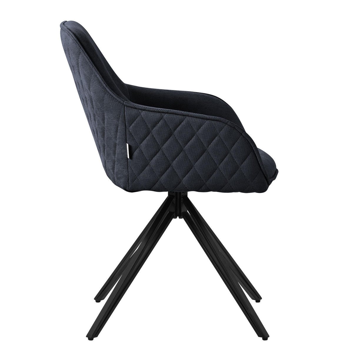 ESSZIMMERSTUHL 2er Set anthrazit - Anthrazit, Textil (61/84.5/57cm) - ML-DESIGN