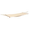 HÄNGEMATTE für 1 Person bis 100kg, 190/80 cm, beige - Beige, Textil (80/2.5/300cm) - Amanka