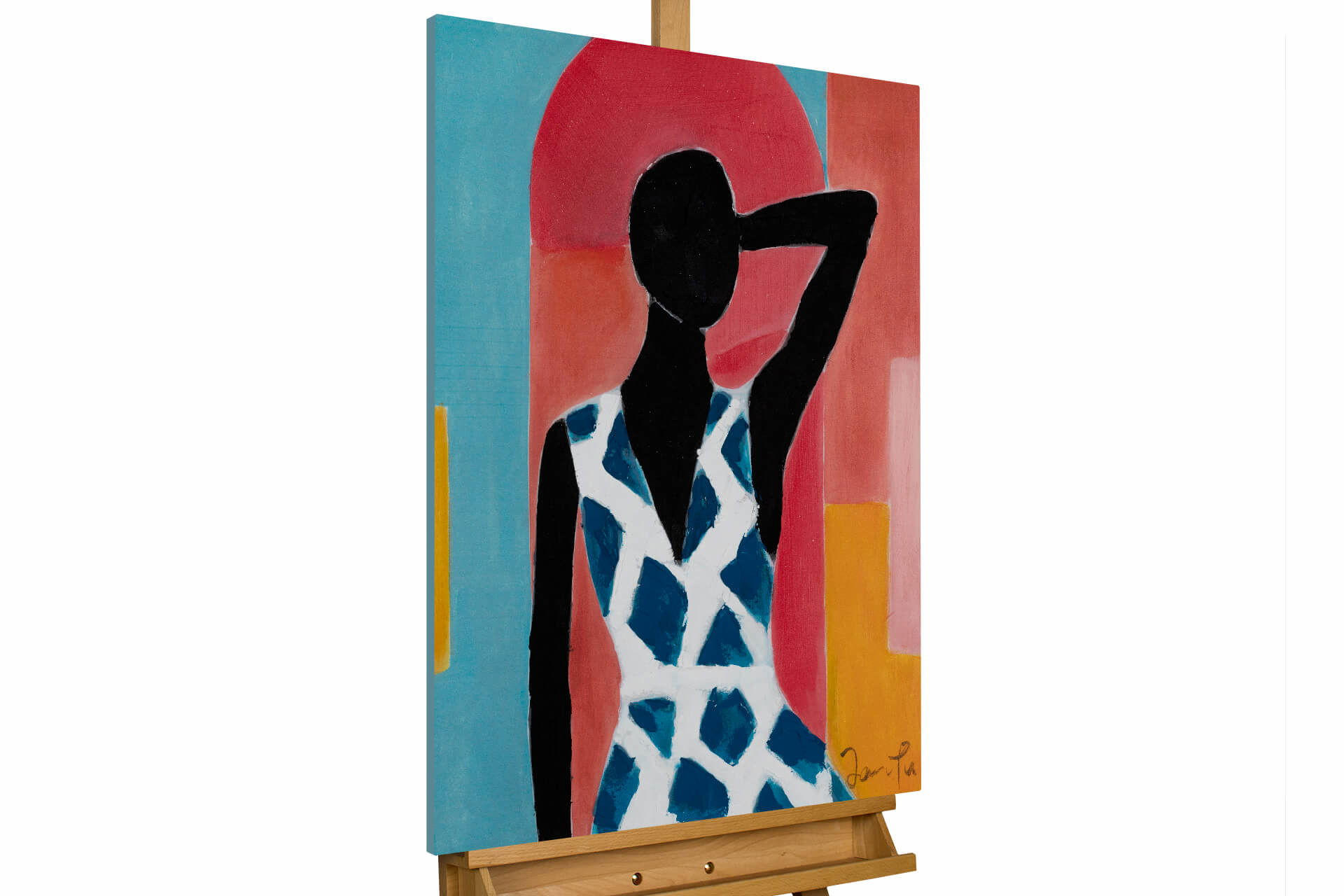 ACRYLBILD HANDGEMALT 60/90 cm - Multicolor, Holz/Textil (60/90cm) - KUNSTLOFT