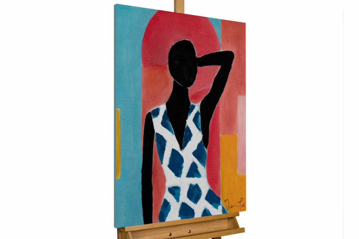 ACRYLBILD HANDGEMALT 60/90 cm - Multicolor, Holz/Textil (60/90cm) - KUNSTLOFT