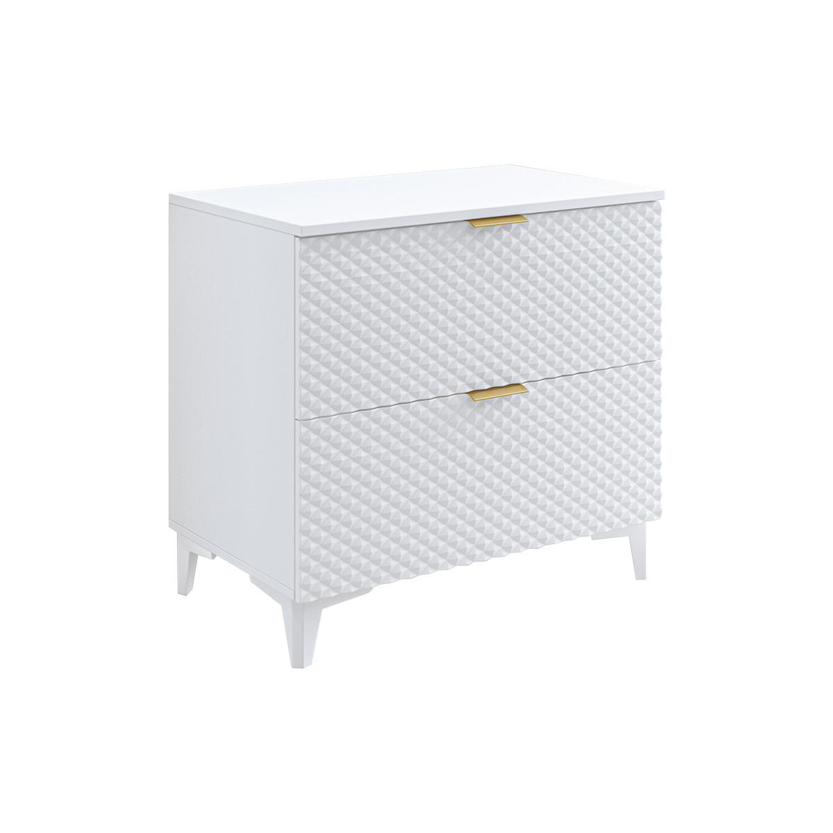 WASCHTISCHUNTERSCHRANK 80.4cm Cléa Weiß - Weiß, Holzwerkstoff (80.4/62.6/48.5cm) - Petits-meubles