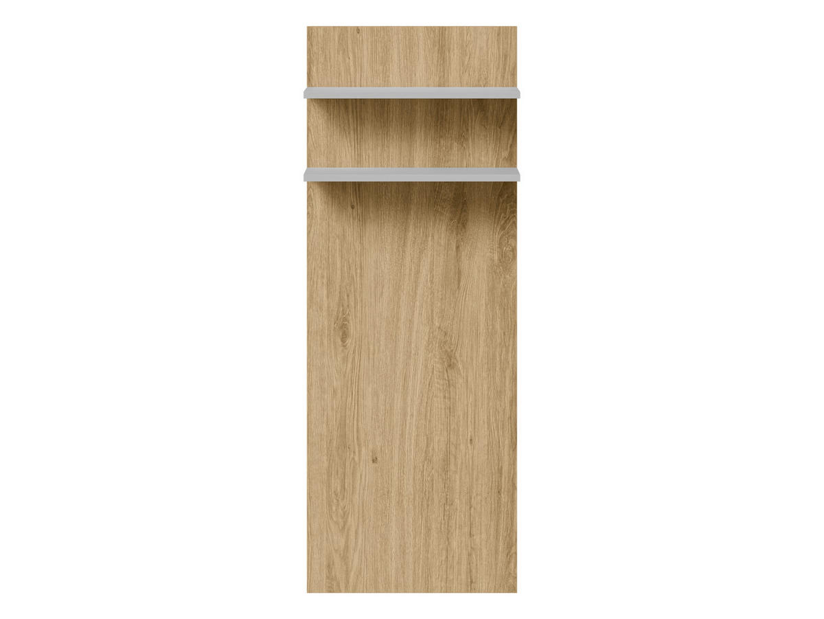 WANDREGAL Fiore 50 - Eichefarben/Grau, Holzwerkstoff (52/138/19cm) - MIRJAN24