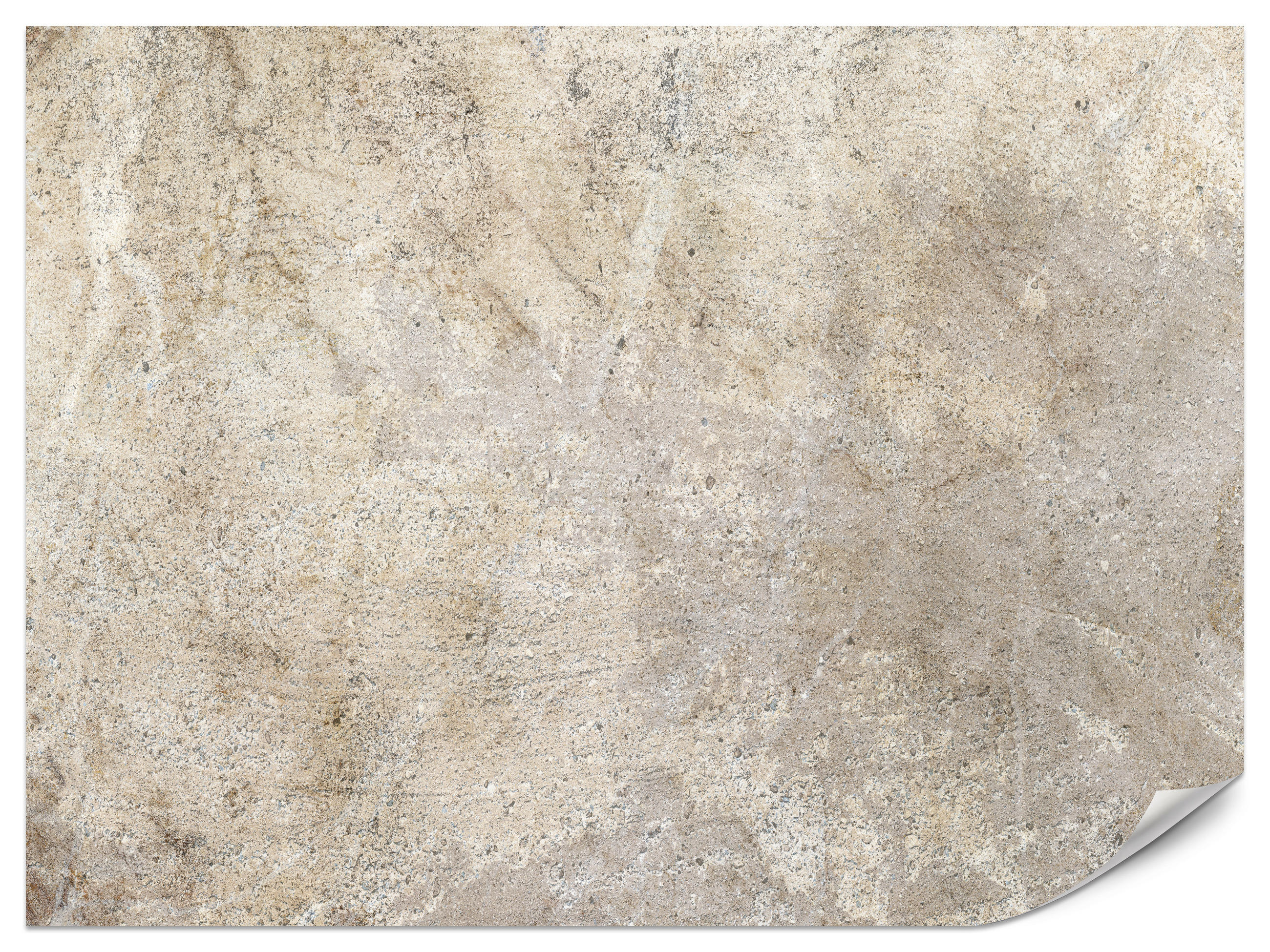 FOTOTAPETE für Wohnzimmer Mauer Beton Modern Beige Stil 100x70 - Beige/Braun, Papier (100/70cm) - Muralo