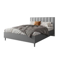 DOPPELBETT Luk I 160/200 cm ohne Matratze, Lattenrost, Bettkasten, grau, grau - Grau, Kunststoff (160/200cm) - Margaret Hadas24