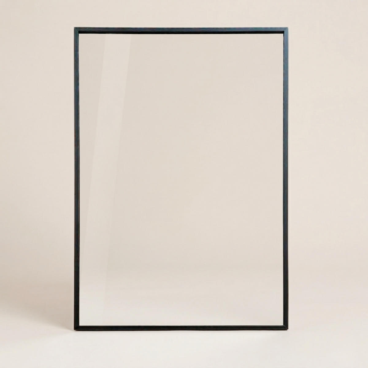 WANDSPIEGEL Axion 60 x 40 cm - Schwarz, Glas (40/60/2.5cm) - EDAXO