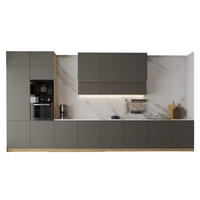 KÜCHENZEILE – Küchenblock 480 cm VELORA – KU-S54 – Grau - Grau, Holzwerkstoff (480/248/58cm) - hi-markt