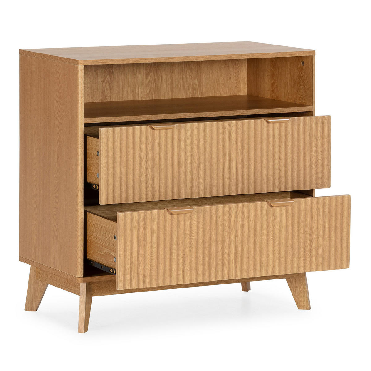 KOMMODE 80/80/40 Oporto Eichenfarbe - Honigeiche, Holzwerkstoff (80/80/40cm) - VS Venta-stock