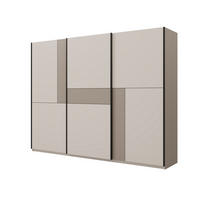 SCHWEBETÜRENSCHRANK LUBERO 270/210/60 cm 3-türig Kaschmir - Kaschmir/Beige, Holzwerkstoff (270/210/60cm) - MASSENO
