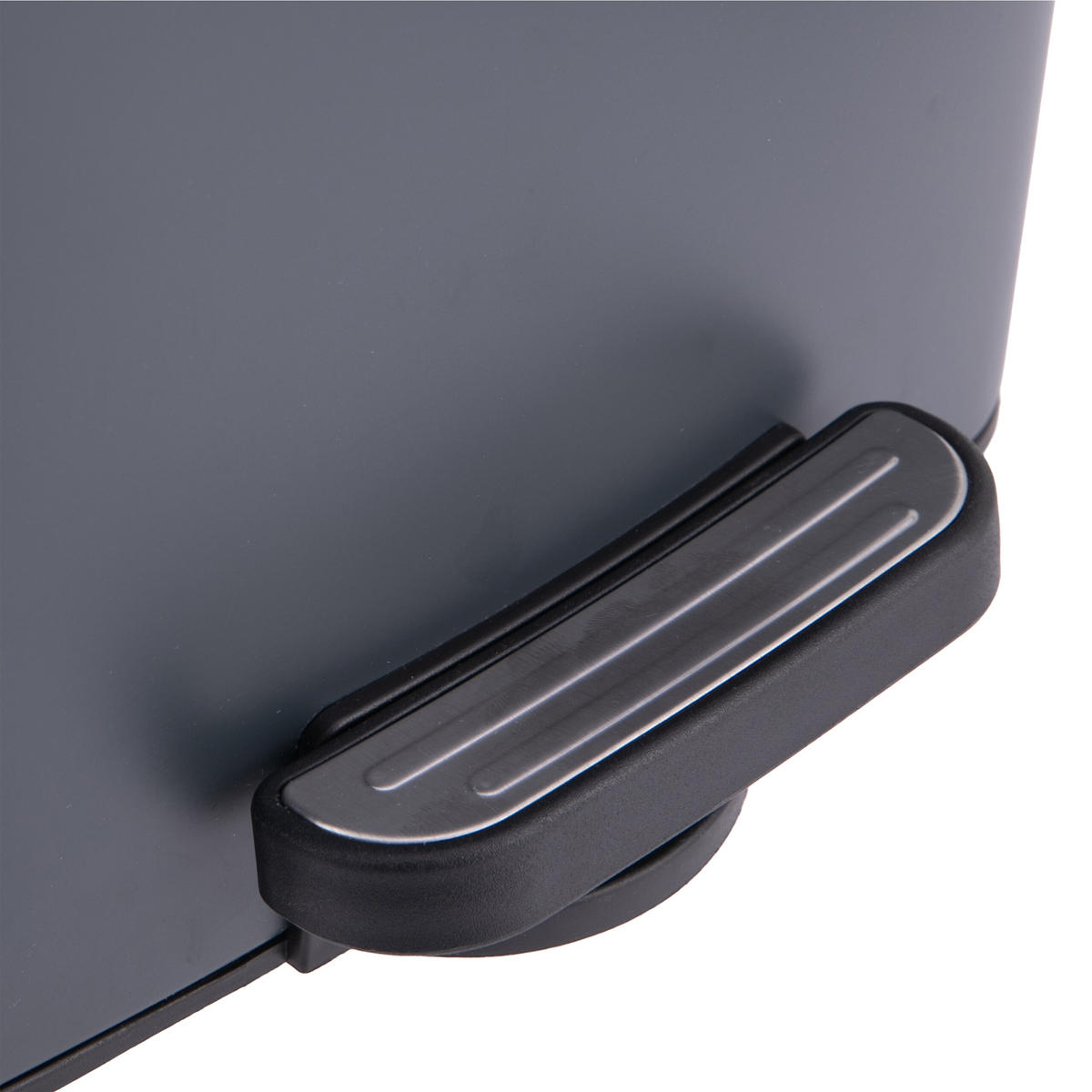 MÜLLEIMER - Grau, Kunststoff/Metall (25/33/30cm) - Relaxdays