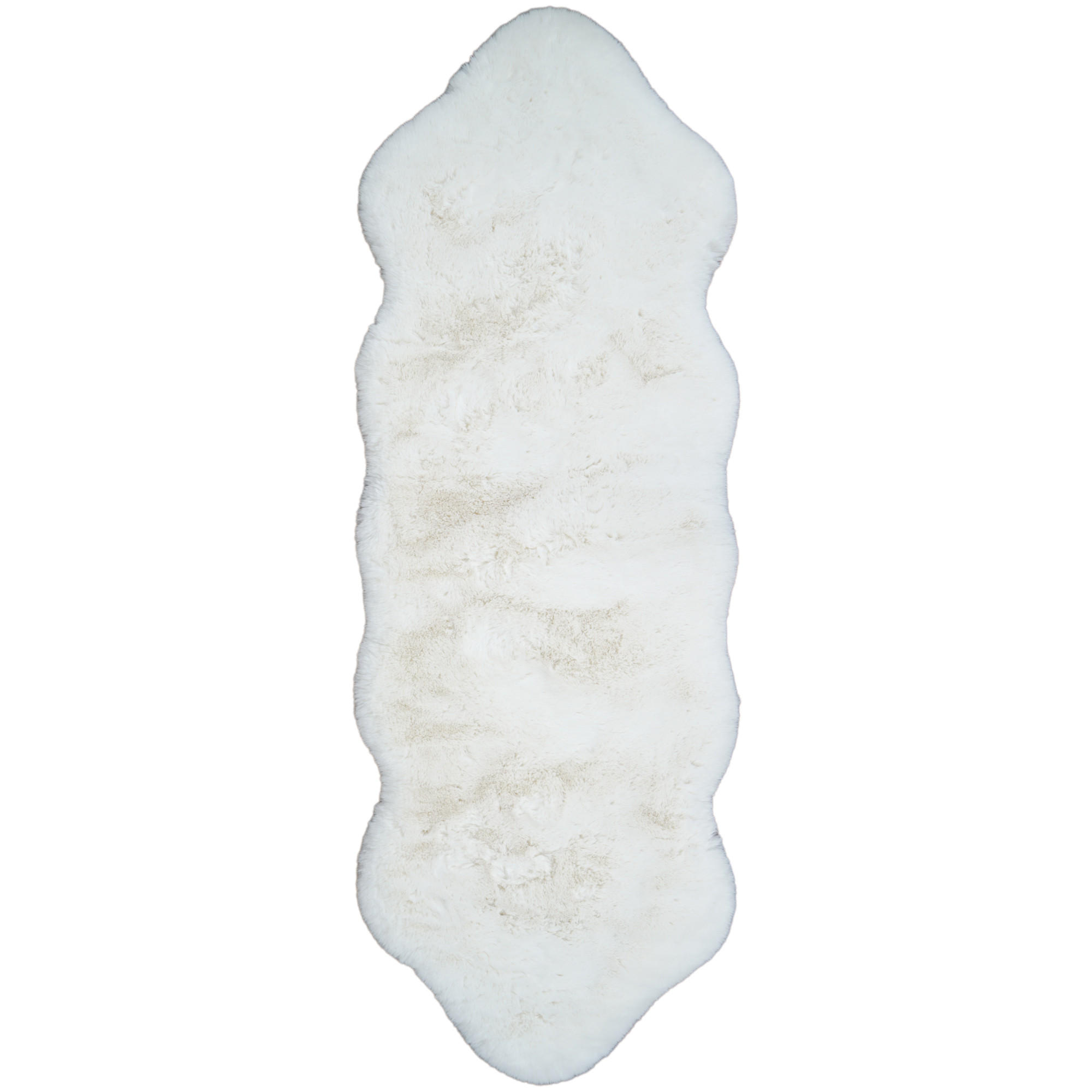 KUNSTFELLTEPPICH SHEEPSKIN 60/180 cm Ivory - Creme, Fell (60/180cm) - Consilio Concept