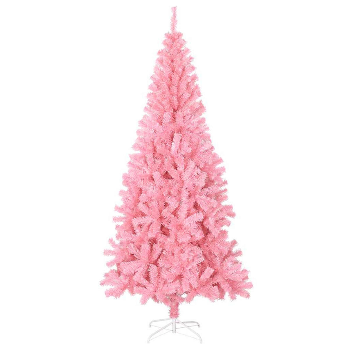 WEIHNACHTSBAUM Künstlicher Mit Ständer Rosa 210 Cm Pvc - Rosa, Kunststoff (210cm) - vidaXL
