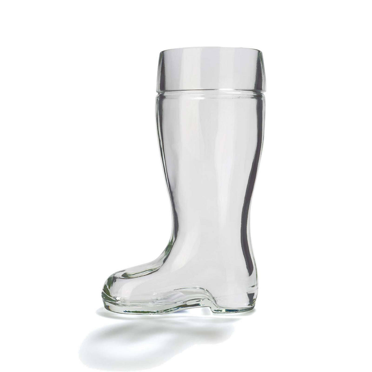 BIERGLÄSER Stiefel transparent 1000 ml 6er Set - Transparent, Glas (1L) - Stölzle Lausitz