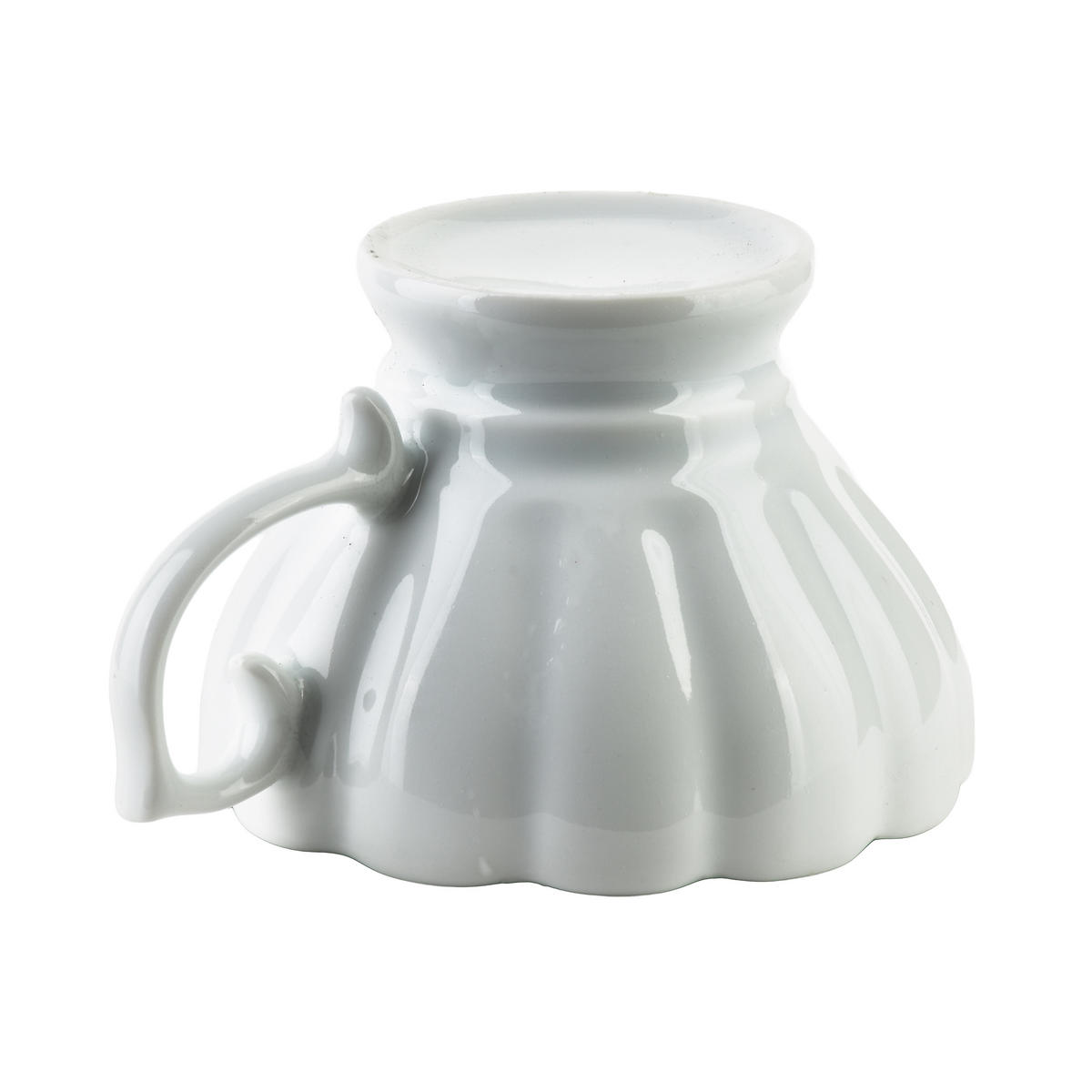 TEETASSE Basic weiß 8/10/6 cm Porzellan - Weiß, Keramik (0.15L) - Mondex