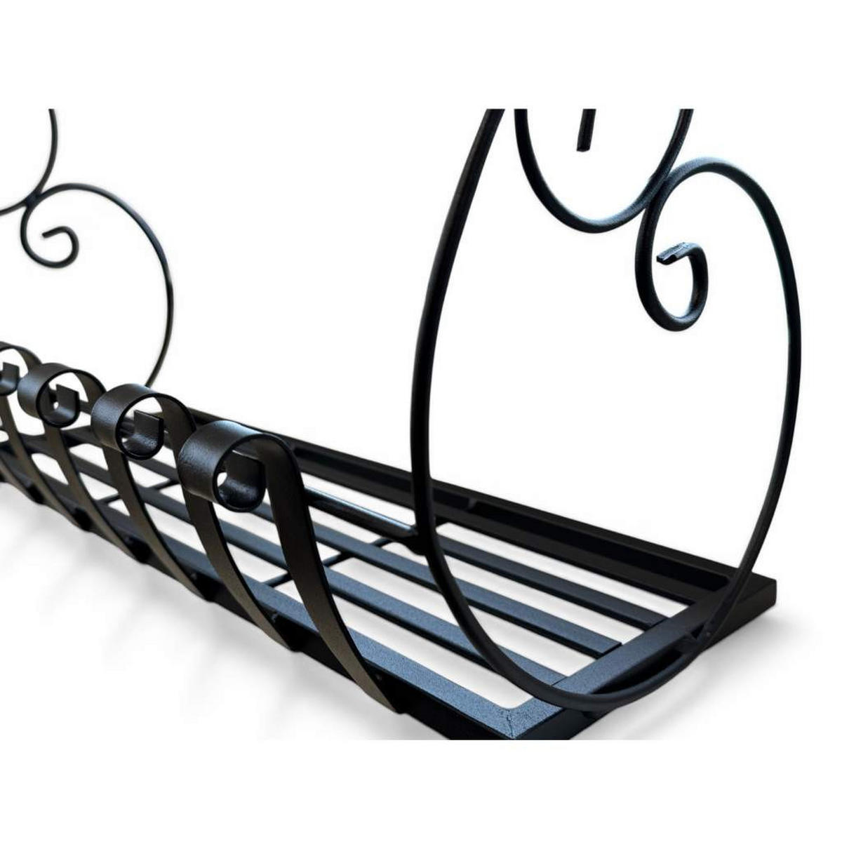 KÜCHENREGAL AUS METALL Metall Schwarz Sebino 50 cm - Schwarz, Metall (50/44/21cm) - DanDiBo