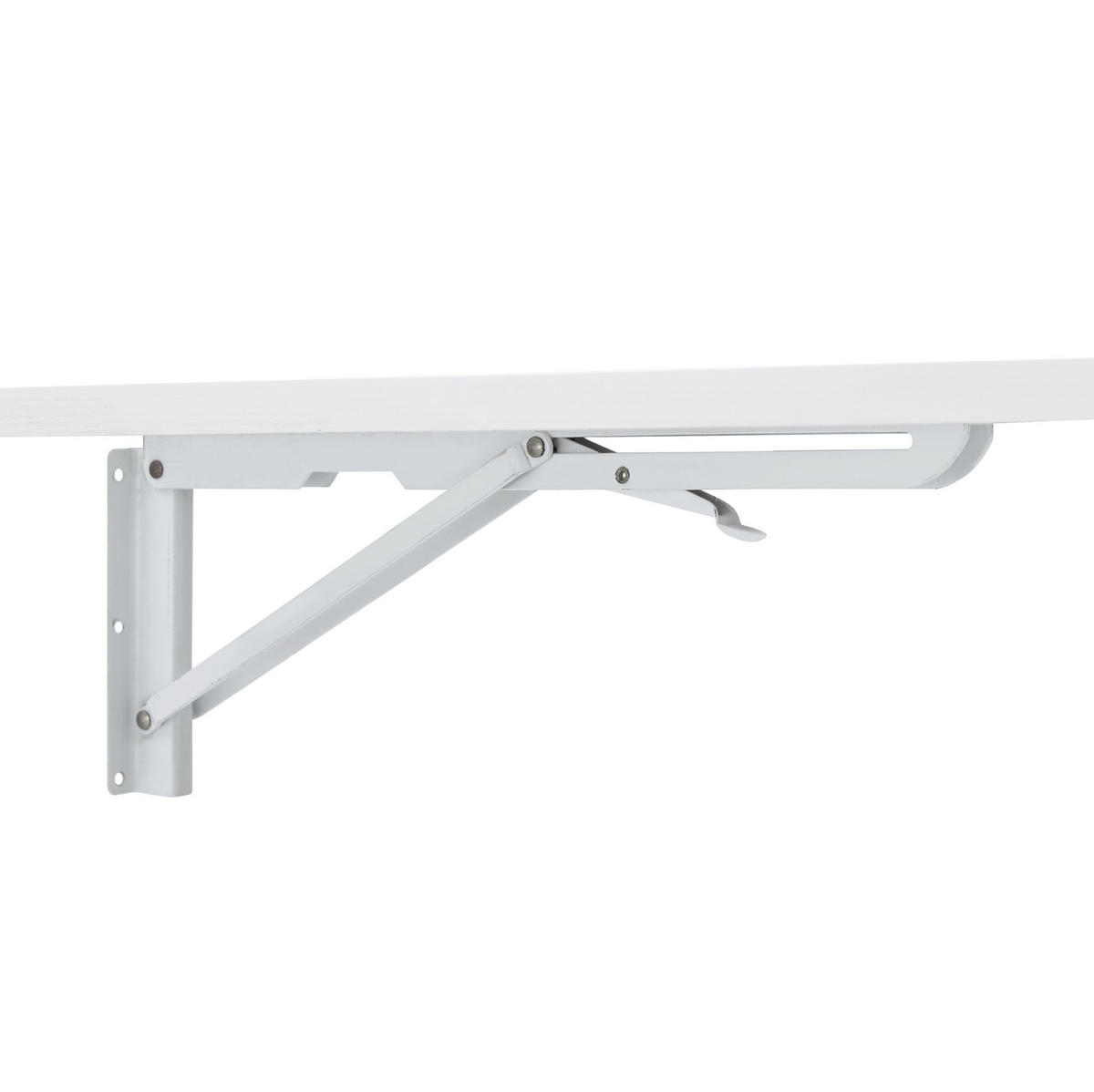 WANDKLAPPTISCH klappbar platzsparend und vielseitig, Weiß - Weiß, Holzwerkstoff (56/18.5/114cm) - Redom