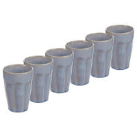 TASSEN BECHER 6er-Set Bergamo 330 ml - Hellblau, Keramik (0.33L) - Butlers