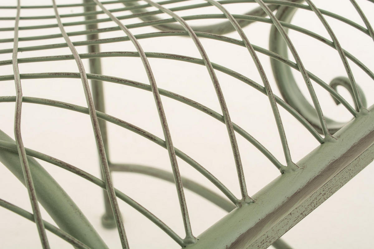 GARTENBANK Targo antik-grün - Grün, Metall (113/47/89cm) - TPFGarden