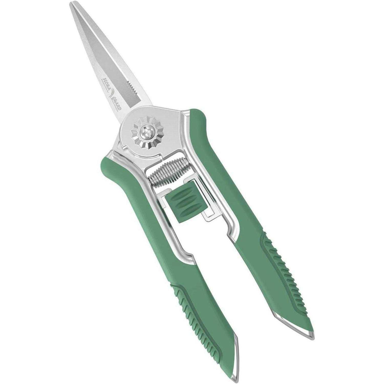 GARTENSCHERE 16,5 cm mit Soft-Touch-Griff Grün - Grün, Metall (2.3/1.6/10.3cm)