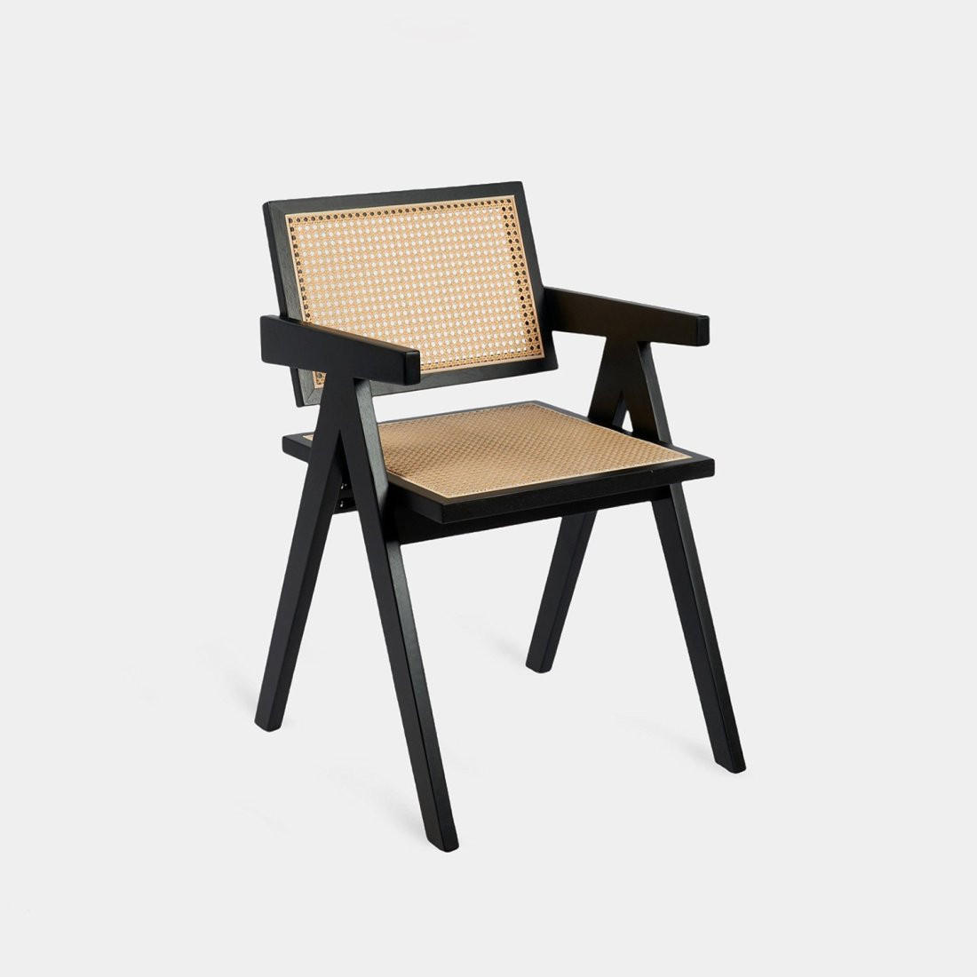 ESSZIMMERSTUHL Nelha Schwarz 51 cm x 80 cm - Schwarz, Holz (51/80/54cm)