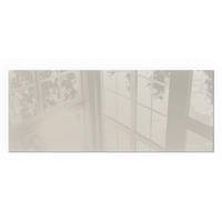 GLASPLATTE für Kamin 125x50 cm - Creme, Glas (125/50/0.4cm) - TULUP