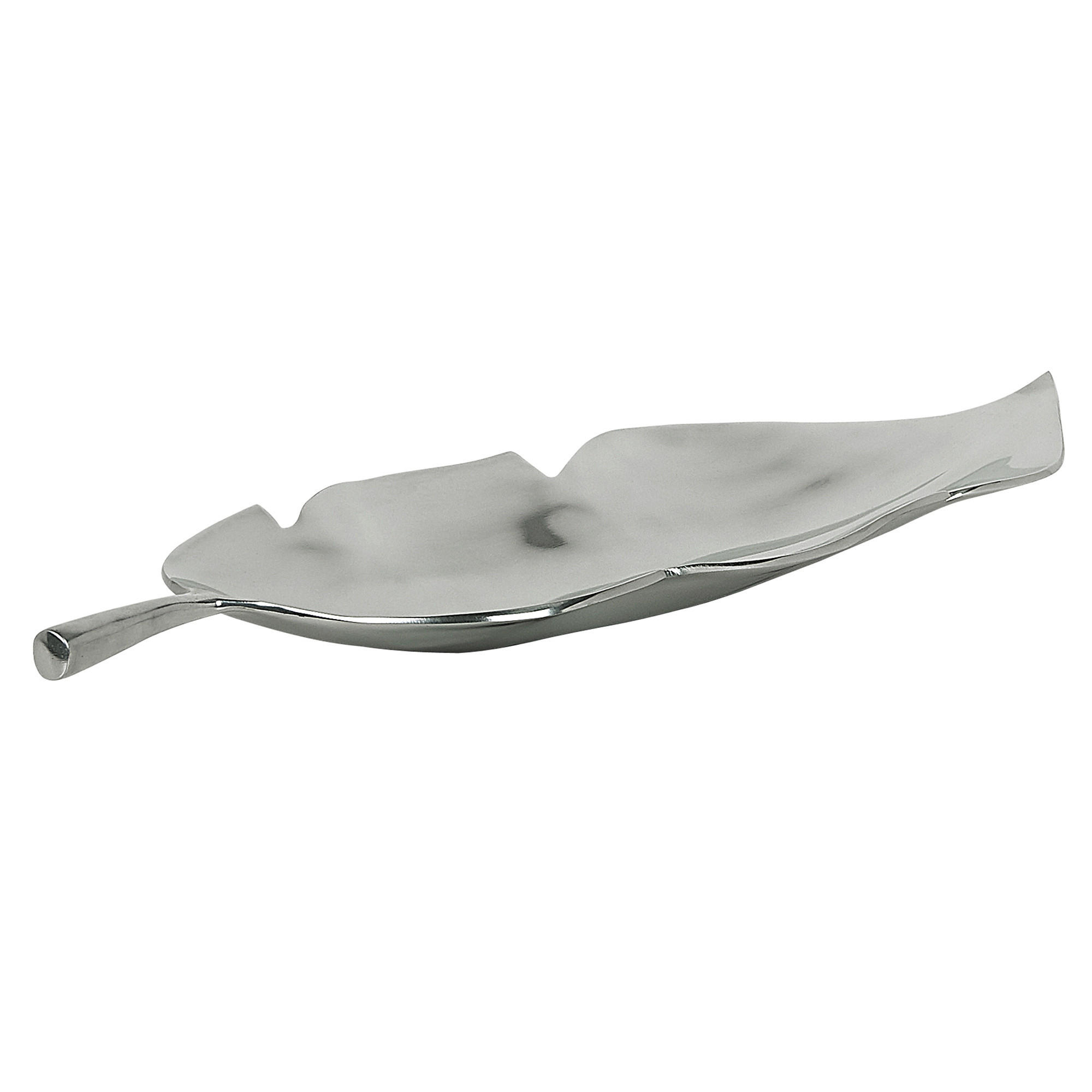 DEKOSCHALE Aluminium silber Amrus - Silberfarben, Metall (4cm) - Beliani