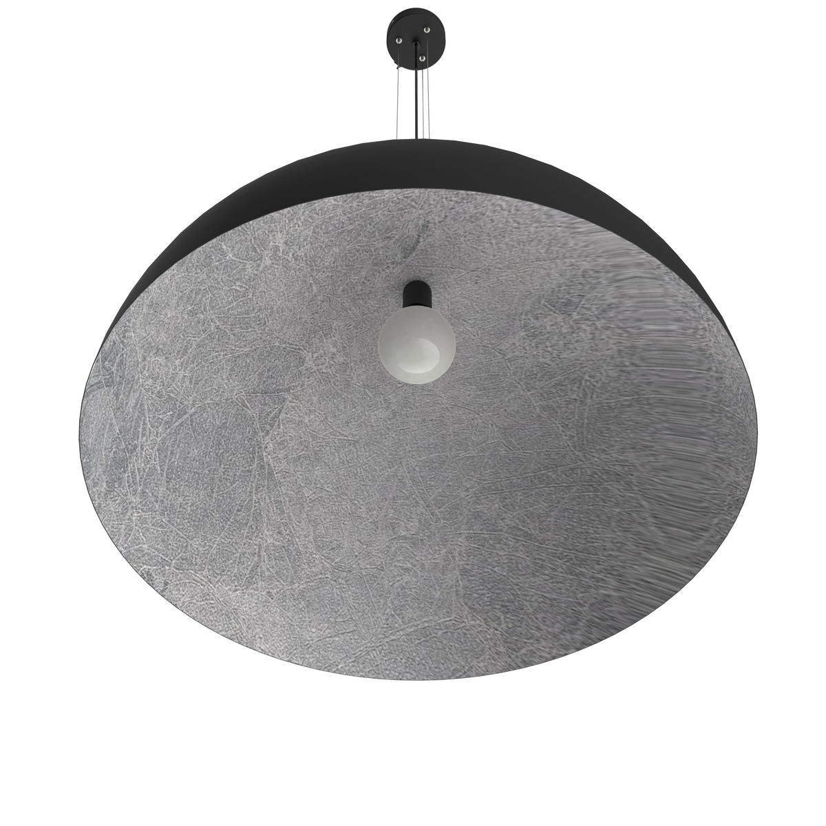 HÄNGELEUCHTE - Schwarz, Metall (80/80/40cm) - Lumicom