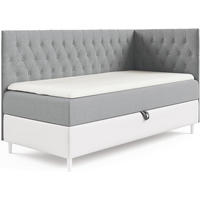 KINDERBETT FLIPPO 3 - Weiß/Grau, Holzwerkstoff (106/208cm) - Meblini