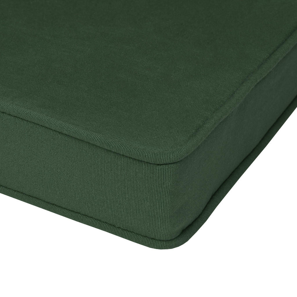 Thumbnail - Beautissu Bankauflage, Dunkelgrün, Textil, 48x5x100 cm, Outdoor-Kissen, Bankauflagen