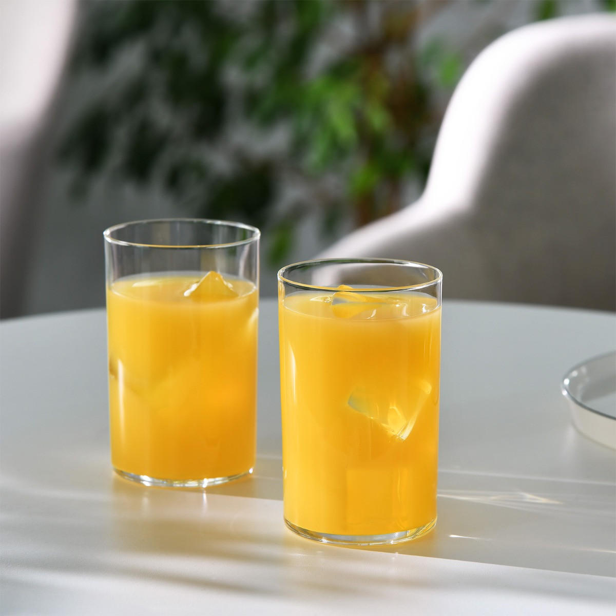 WASSERSET POLKA, 4ER-SET, 250 ML - Transparent, Glas (0.25L) - Krosno Glass
