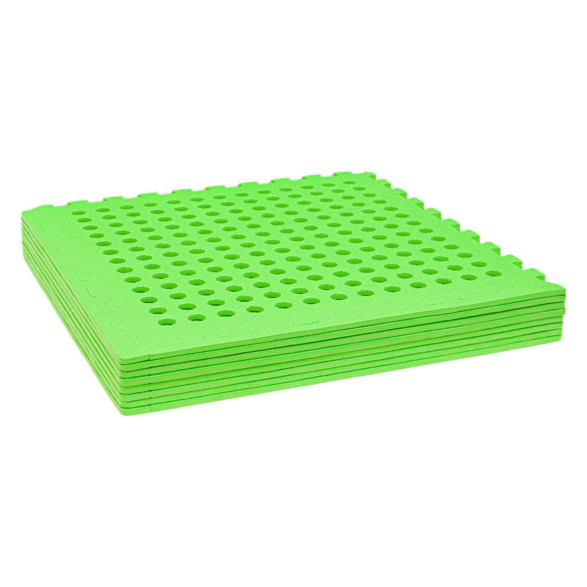 POOLMATTEN 4,2m² 12 EVA Matten 62 cm Grün - Grün, Kunststoff (62/62cm) - eyepower