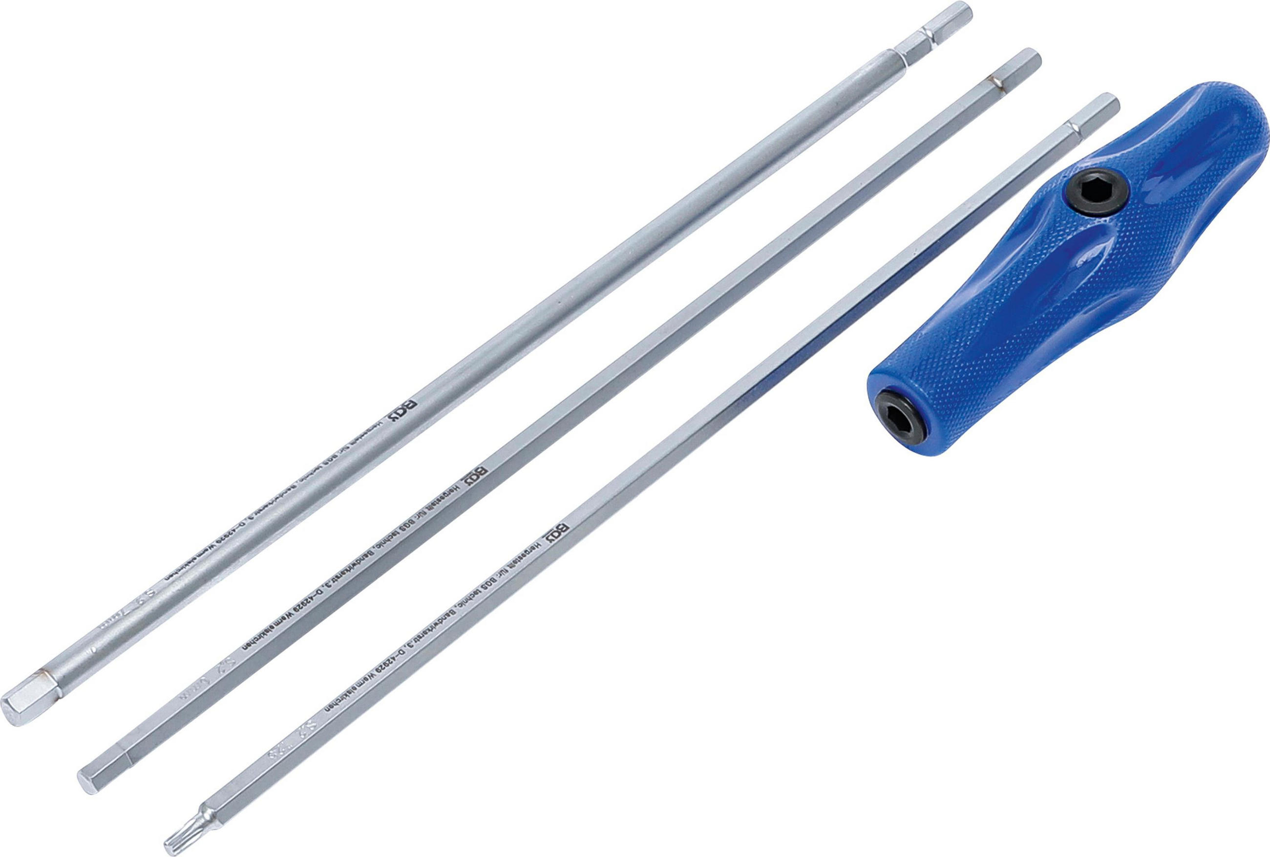 SPEZIAL-SCHRAUBENDREHER-SATZ | T-PROFIL (FÜR TORX) | INNENSECHSKANT | - Multicolor, Kunststoff/Metall (1/1cm) - BGS technic