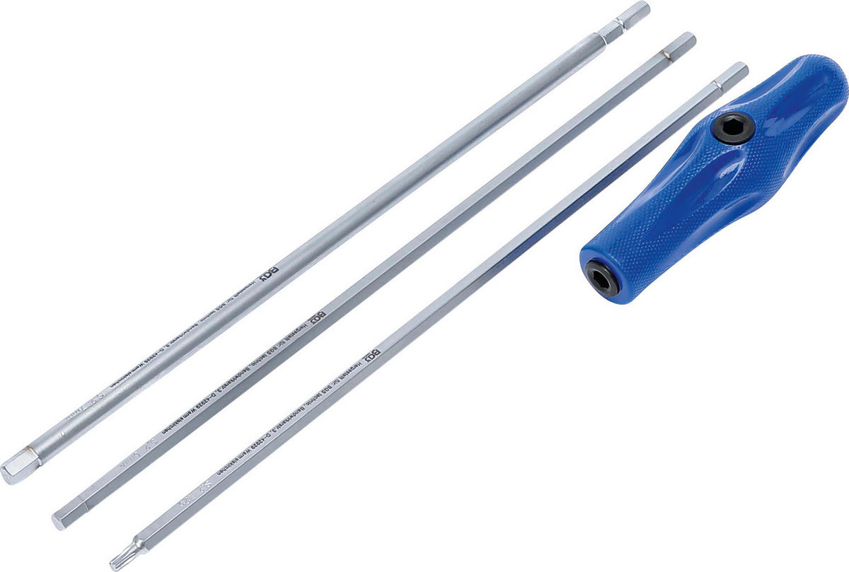 SPEZIAL-SCHRAUBENDREHER-SATZ | T-PROFIL (FÜR TORX) | INNENSECHSKANT | - Multicolor, Kunststoff/Metall (1/1cm) - BGS technic