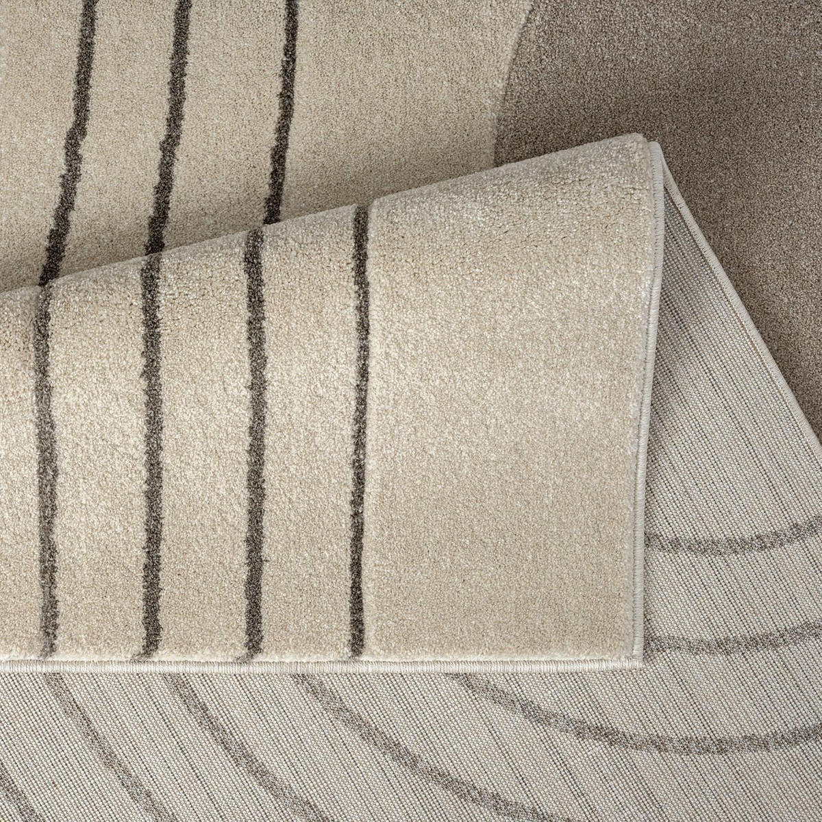 KURZFLOR-TEPPICH Bonito 7170 Braun 80x300 cm - Braun, Textil (80/300cm) - carpet city