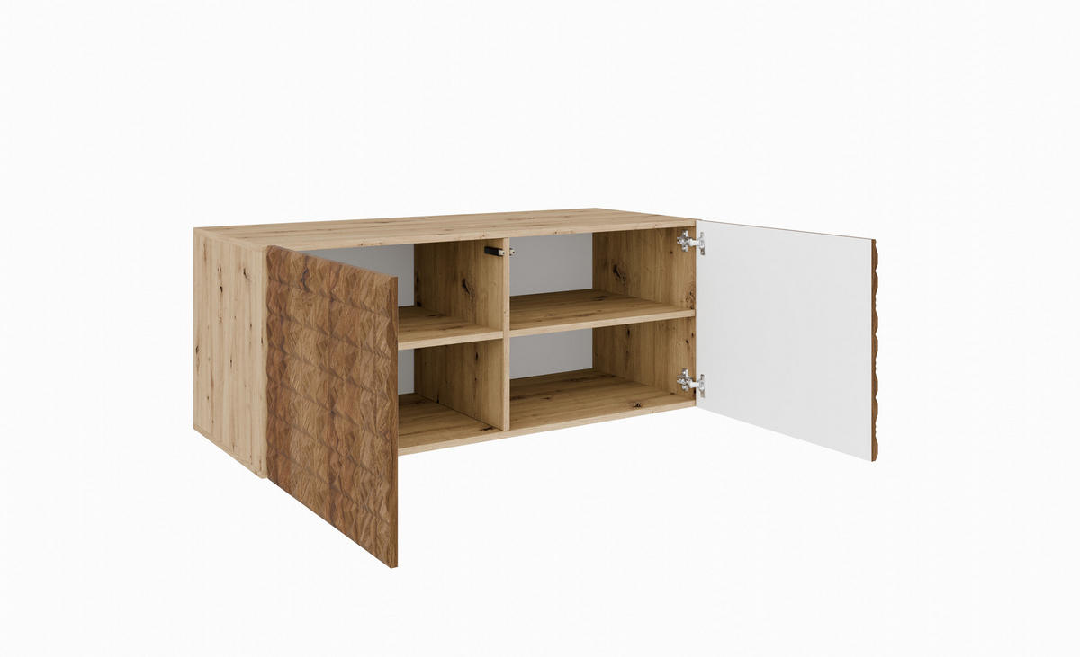 TV-SCHRANK CALI - Wildeiche/Eiche Artisan, Holzwerkstoff (100/41/40cm) - Meblini