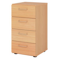 SCHUBLADENSCHRANK - 4 Schübe 42/40/74,8 cm in Buchefarben - Buchefarben, Holzwerkstoff (40/74.8/42cm) - bümö