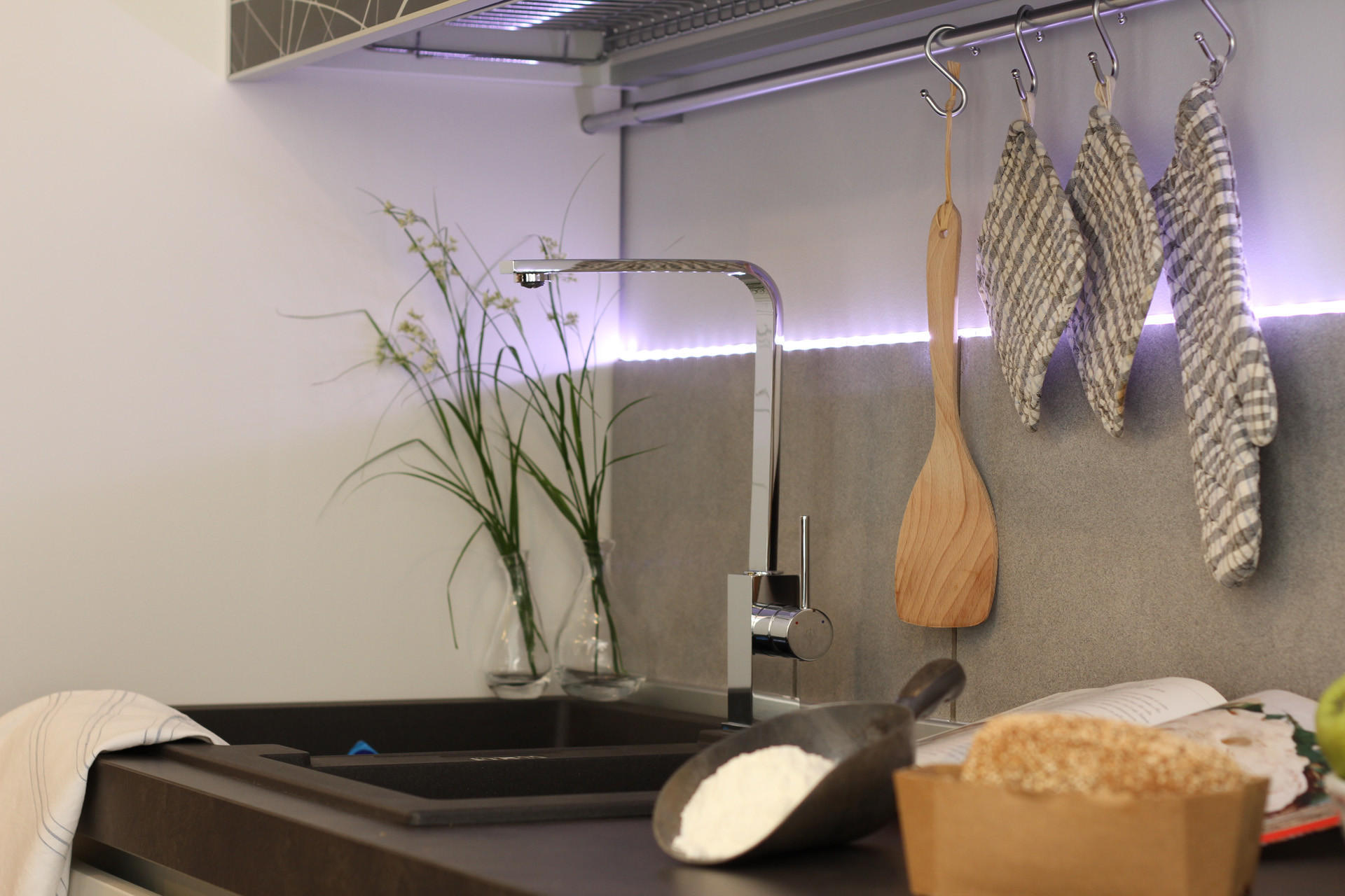 KÜCHENARMATUR, Verchromt, 360° schwenkbar - Chromfarben, Metall (22.5/30/22.5cm) - VIZIO