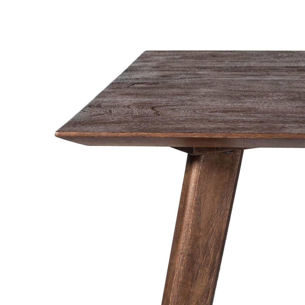ESSTISCH aus Mangoholz 160cm, dunkelbraun - Dunkelbraun, Holz (160/90/76cm) - Giga Meubel