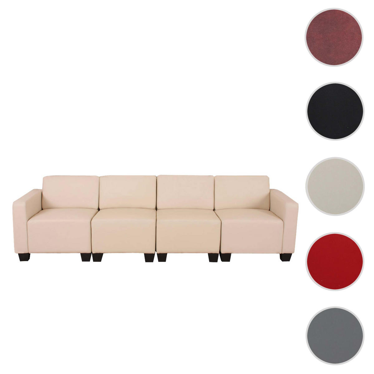 4-SITZER SOFA Beige - Beige, Textil (250/76/72cm) - MCW