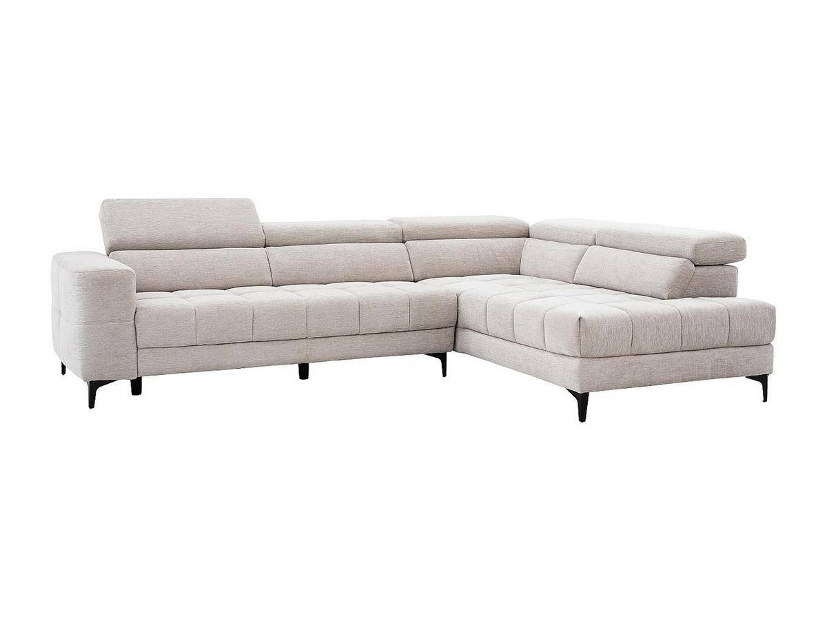 RELAXSOFA - 5 Personen - Stoff - Beige - - Beige, Textil (298/75/211.5cm) - Vente-Unique