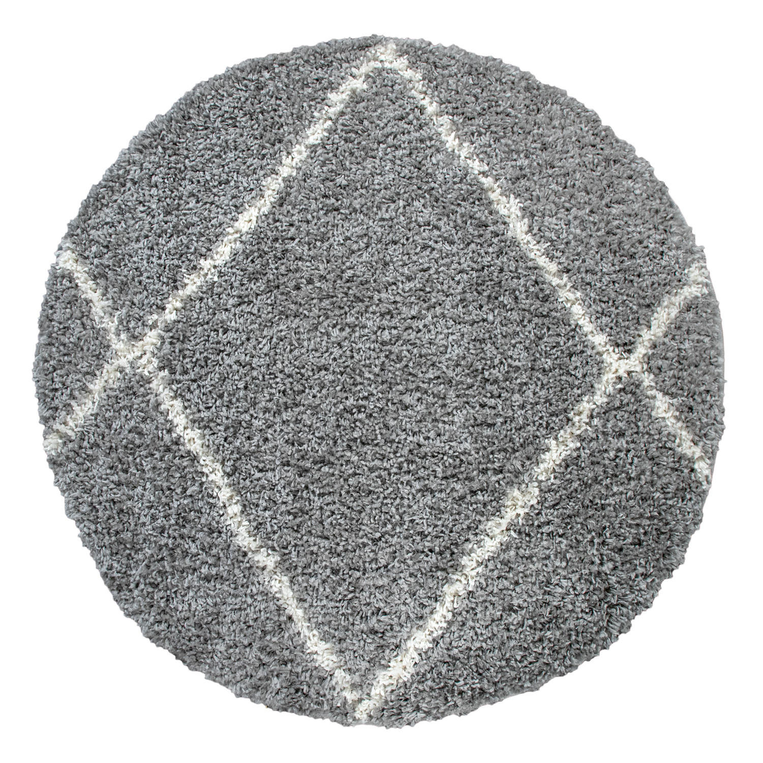 HOCHFLORTEPPICH 200/200 cm Kalmar 442 - Grau, Textil (200/200cm) - Paco Home