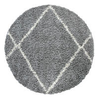 HOCHFLORTEPPICH 200/200 cm Kalmar 442 - Grau, Textil (200/200cm) - Paco Home