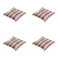 SITZKISSEN Amora - Braun - 50/50/7 cm - 4er-Set - Braun, Textil (50/7/50cm) - Madison
