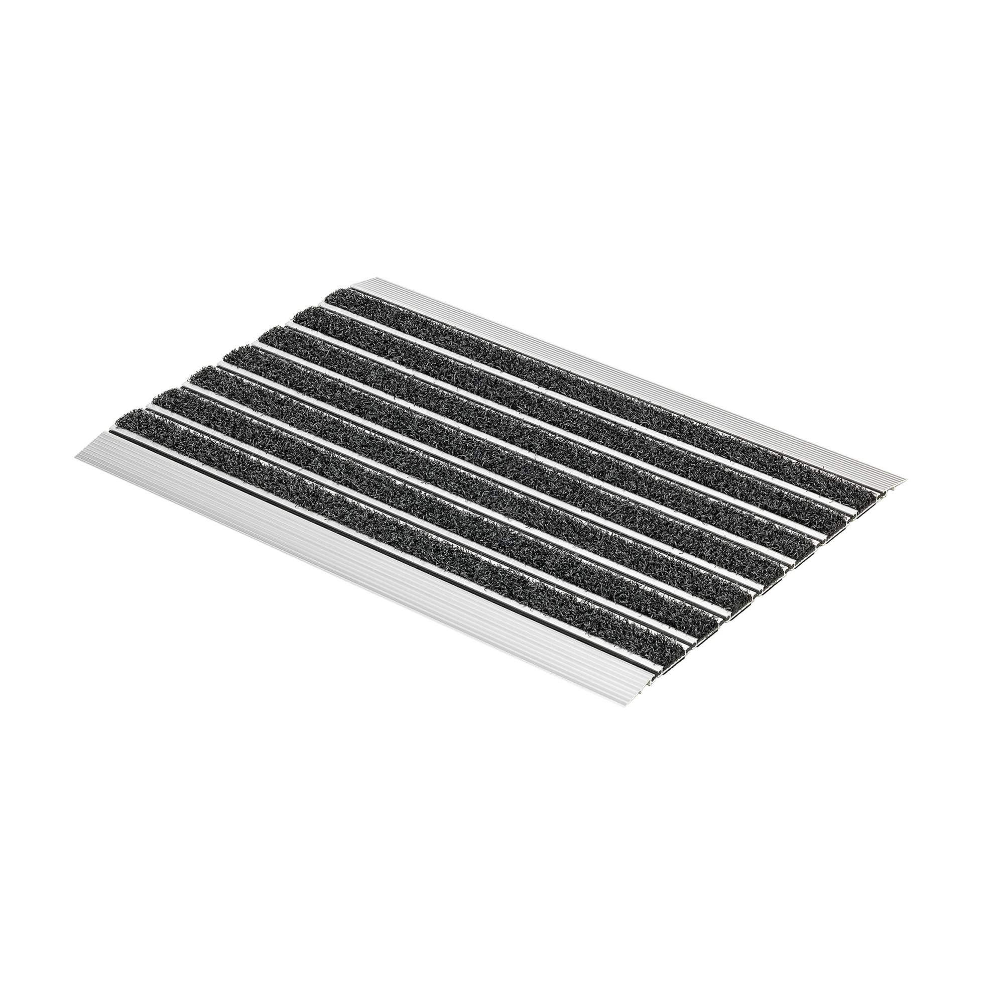 ALUMINIUM-FUSSMATTE FÜR DEN AUßENBEREICH ELEGANT MAT - Anthrazit, Metall (40/60cm) - Astra