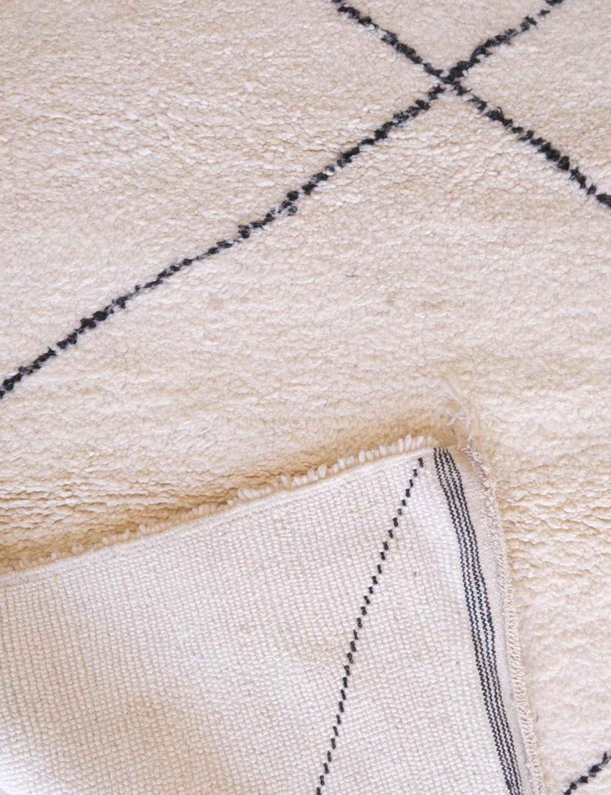 BERBERTEPPICH raffiniert Wolle 250x 363 cm - Weiß, Naturmaterialien (250/363cm) - AFK Living