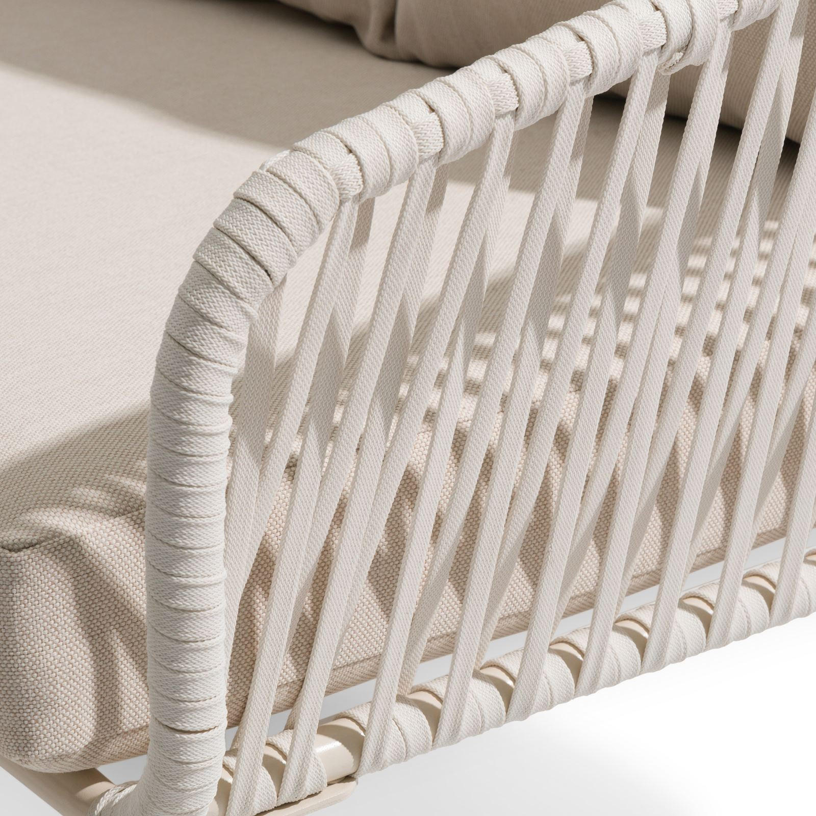 LOUNGEGARNITUR MYKONOS - Beige, Metall - IDIMEX