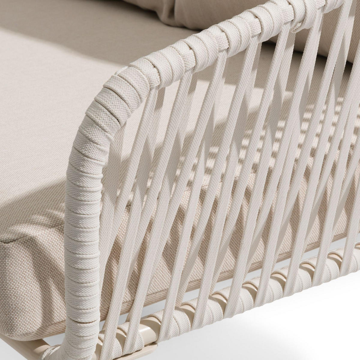 LOUNGEGARNITUR MYKONOS - Beige, Metall - IDIMEX