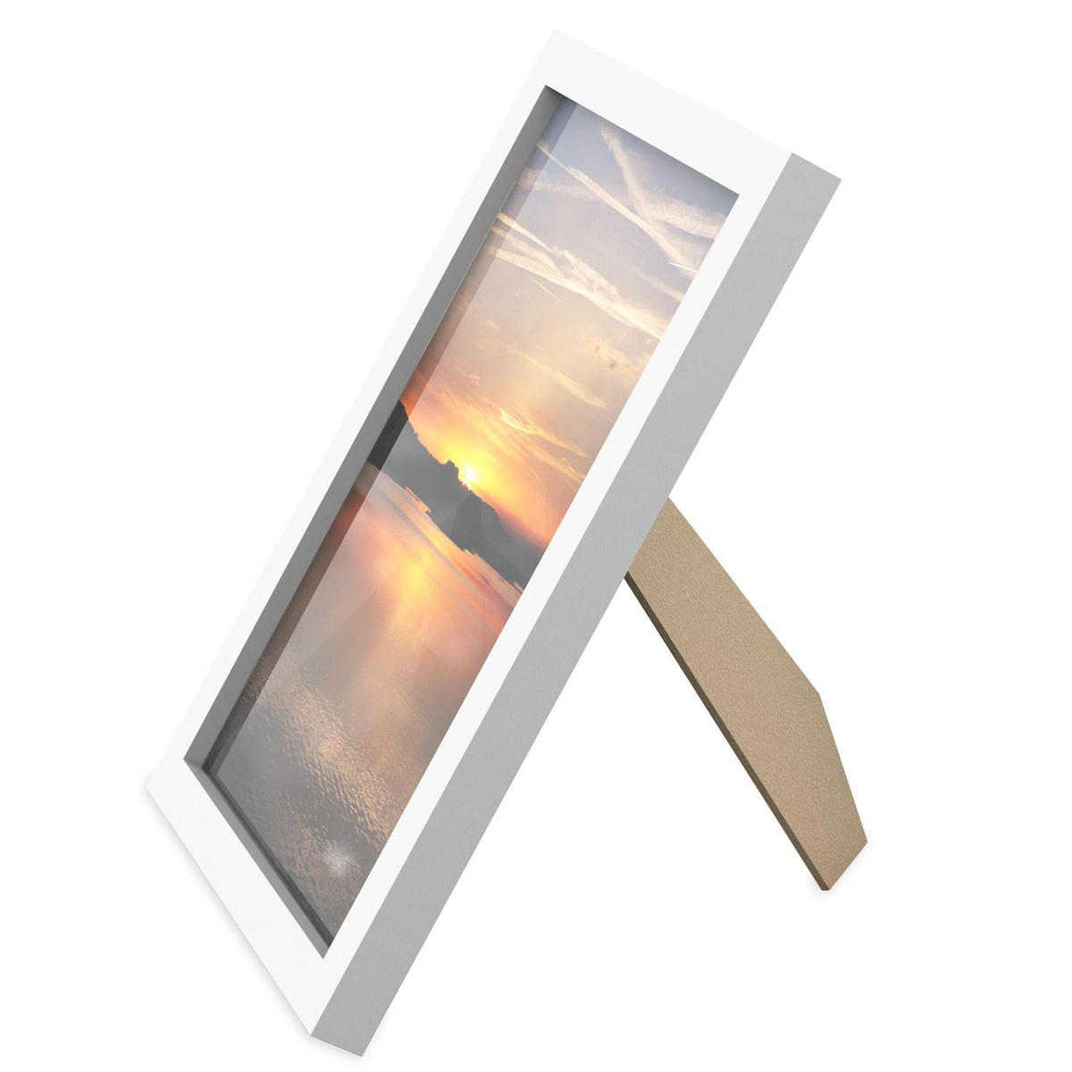 BILDERRAHMEN 32.5/23.8 cm - Weiß, Glas (23.8/32.5/2cm) - Intirilife