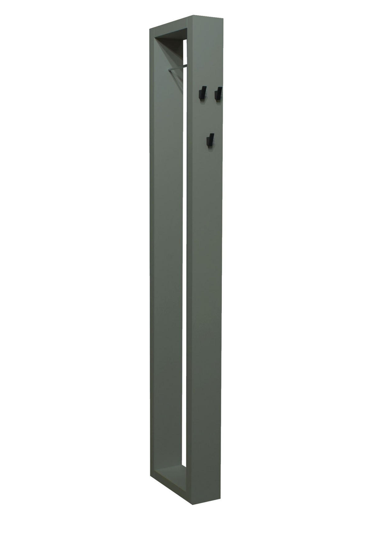 GARDEROBE Erna 13x32x172 Pinie Green matt Lack - Grün, Holzwerkstoff (32/172/13cm) - 58aufmkessel