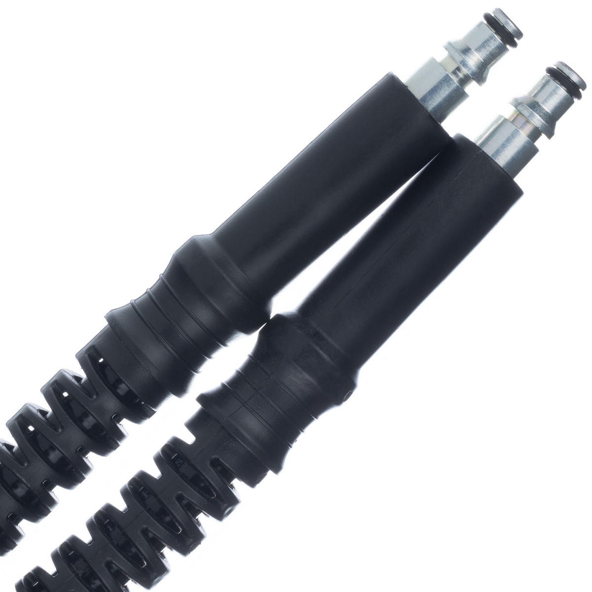 SCHLAUCH 10 m Quick-Connect - Hochdruck, max. 200 bar, 60 °C, Nylongeflecht, PVC-Mantel, nahtloser Innenmantel - Multicolor, Kunststoff/Metall (27/7/27cm)