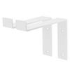 REGALHALTERUNG - Weiß, Metall (17/4/20.5cm) - ML-DESIGN